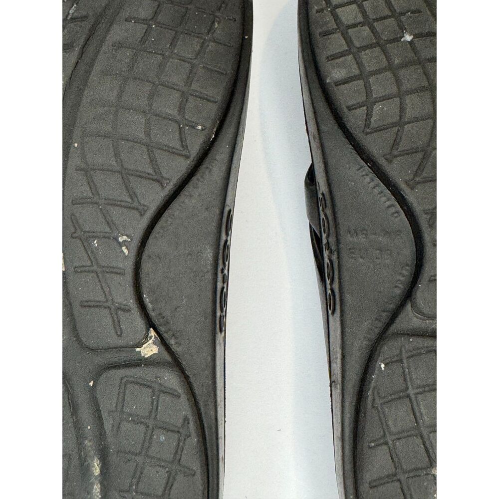 OOFOS Black Recovery Flip Flops Sandals Unisex Comfort Orthopedic Size 8 - Picture 6 of 7